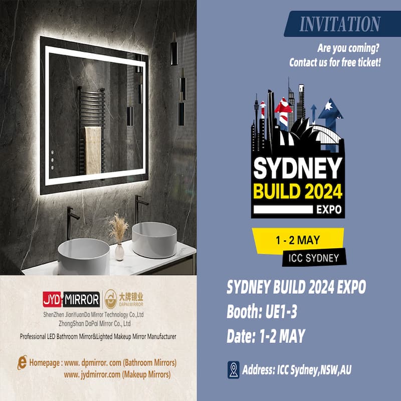 Revelando innovación: JYD Mirror exhibe espejos de vanguardia en la próxima Sydney Building Materials Expo